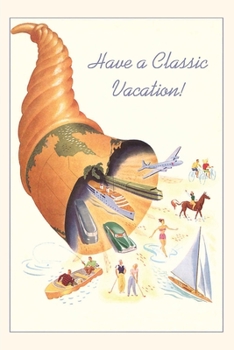 Paperback Vintage Journal Cornucopia of Transport Postcard Book