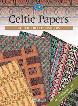 Paperback Celtic Papers: 24 Perforated Papers Book