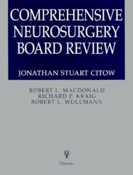 Paperback Comprehensive Neurosurgery Board Review Book