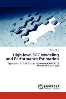 Paperback High-level SOC Modeling and Performance Estimation Book