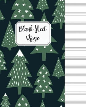 Blank Sheet Music Composition Manuscript Staff Paper Art Music Christmas Notebook Birthday Gift: Sheet Music Notebook / Journal Gift, 100 Pages, 8x10, Soft Cover, Matte Finish