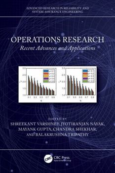 Hardcover Operations Research: Recent Advances and Applications Book