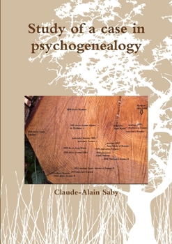 Paperback Study of a case in psychogenealogy Book