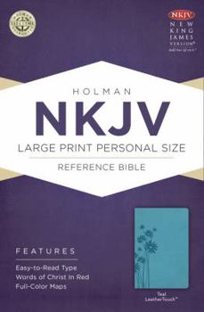 Imitation Leather Large Print Personal Size Reference Bible-NKJV [Large Print] Book