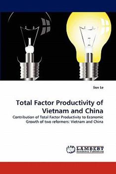 Paperback Total Factor Productivity of Vietnam and China Book