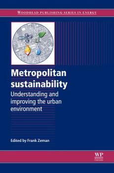 Hardcover Metropolitan Sustainability: Understanding and Improving the Urban Environment Book
