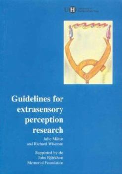 Hardcover Guidelines for Extrasensory Perception Research Book