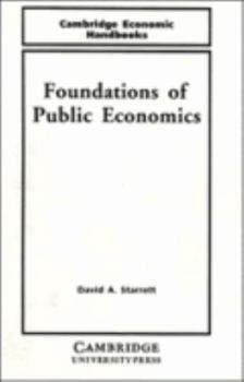 Paperback Foundations in Public Economics Book