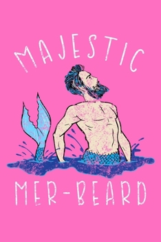 Paperback Majestic Mer Beard: Comic Book Notebook Paper Book