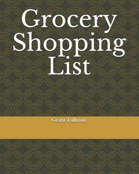 Paperback Grocery Shopping List Book