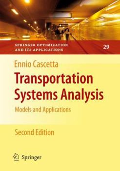 Paperback Transportation Systems Analysis: Models and Applications Book