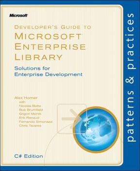 Paperback Developer's Guide to Microsoft Enterprise Library, C# Edition: Solutions for Enterprise Development Book