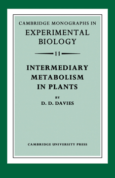 Paperback Intermediary Metabolism in Plants Book