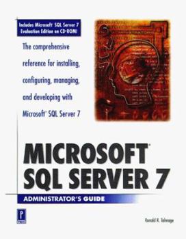 Hardcover Microsoft SQL Server 7 Administrator's Guide [With CD-ROM] Book