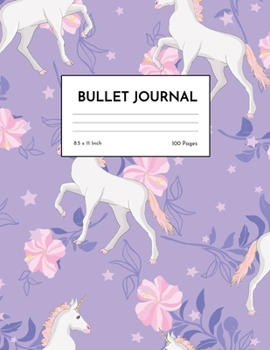 Bullet Journal: Nifty Unicorn Dot Grid Notebook - Dotted Note Pad for Kids, Girls, Teens, Tweens, Women - Gifts for Birthday and Christmas | Design 98842