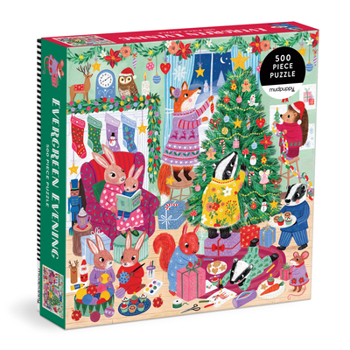 Misc. Evergreen Evening 500 Piece Family Puzzle Book