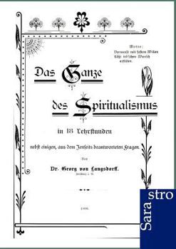 Paperback Das Ganze Des Spiritualismus [German] Book