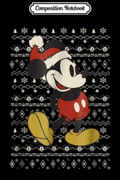 Paperback Composition Notebook: Disney Vintage Mickey Mouse Christmas Journal/Notebook Blank Lined Ruled 6x9 100 Pages Book