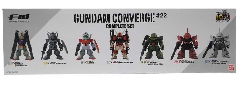 Hardcover FW Gundam Converge #22 Shokugan Set Book