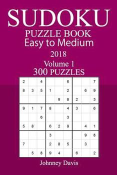 Paperback Easy to Medium 300 Sudoku Puzzle Book