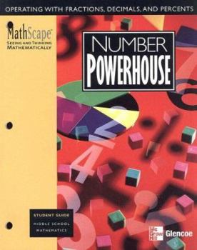 Paperback MathScape: Seeing and Thinking Mathematically, Grade 6, Number Powerhouse, Student Guide Book