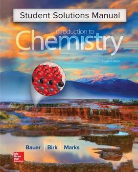 Paperback Student Solutions Manual for Introduction to Chemistry Book
