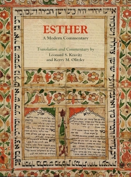 Paperback Esther: A Modern Commentary Book