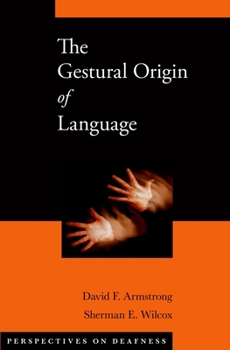 Hardcover Gestural Origin of Language Book