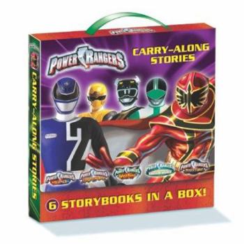 Paperback Power Ranger Carry Along: 6 Storybooks in a Box! Book