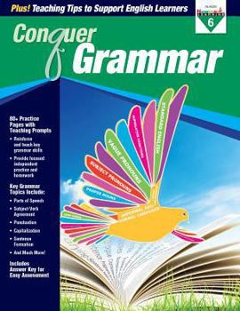 Paperback Conquer Grammar G 6 Workbook Book