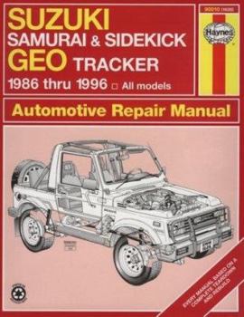 Paperback Haynes Suzuki Samurai and Geo Tracker, 1986-95 Book