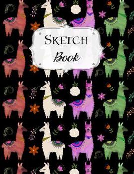 Paperback Sketch Book: Llama Sketchbook Scetchpad for Drawing or Doodling Notebook Pad for Creative Artists Pattern Book