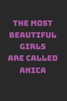 Anica Girl Woman Notebook: Graph Paper Journal 6x9 - 120 Pages