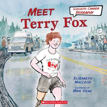 Hardcover Meet Terry Fox (Scholastic Canada Biography) Book