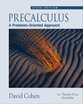 Hardcover Precalculus: A Problems-Oriented Approach (with CD-ROM and Ilrn(tm) Tutorial) [With CDROM] Book