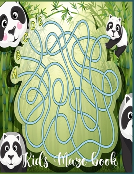 Paperback Kids Maze Book: Maze coloring Book 8-12 Work coloring book for Games, Puzzles, and Problem-Solving Book