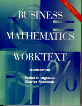 Paperback Business Mathematics Worktext Book