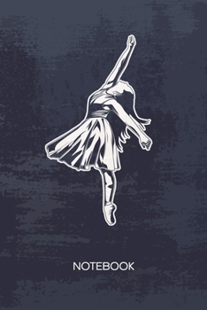 Bullet Dotted Journal: Ballet Ballerina Notebook Dotted Grid a5 6x9 120 Pages - Ballet Dance Planner Ballet Diary Ballet School - Dance Couple Dance Partner Gift Idea for Men and Women