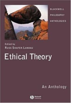 Hardcover Ethical Theory: An Anthology Book