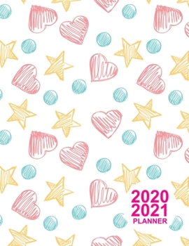 Paperback 2020 2021 Planner: Simple Daily, Weekly and Monthly Planner 2 Years - Agenda Schedule Organizer Logbook and Personal Journal Diary - 24 M Book