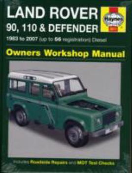 Hardcover Land Rover 90, 110 & Defender Diesel Service & Repair Manual: 1983 to 2007. Mark Coombs, Steve Rendle Book