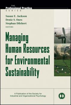 Hardcover Managing Human Resources for Environmental Sustainability Book
