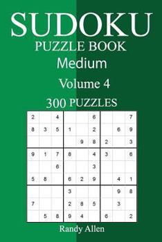 Paperback 300 Medium Sudoku Puzzle Book