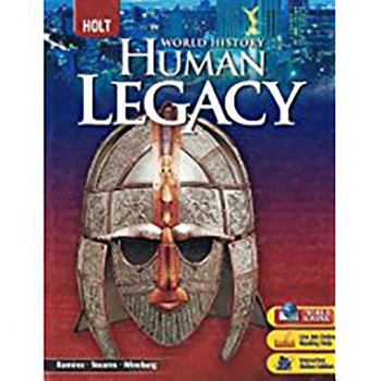 Hardcover World History: Human Legacy: Student Edition 2008 Book