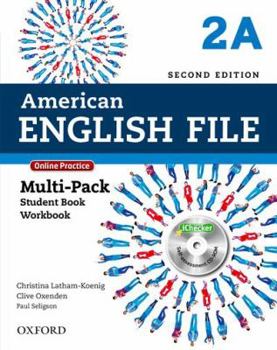 Hardcover American English File Second Edition: Level 2 Multi-Pack a: With Online Practice and Ichecker Book