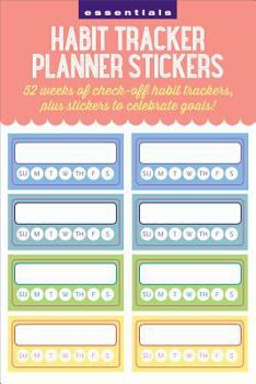 Paperback Planner Stickers Habit Track Book