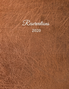 Reservations 2020: Reservation Book for restaurants, bistros and hotels | 370 pages - 1 day=1 page | The appointment calendar for your reservations in gastronomy | With insensitive cover