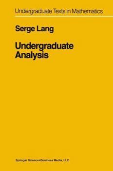 Hardcover Undergraduate Analysis Book