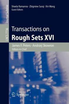 Paperback Transactions on Rough Sets XVI Book