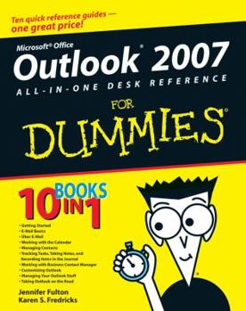 Paperback Outlook 2007 All-In-One Desk Reference for Dummies Book
